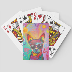 Jeu De Cartes Chien hippy