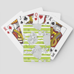Jeu De Cartes chien jouant arrière - plan motif