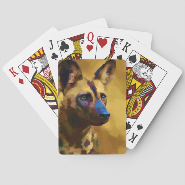 Jeu De Cartes Chien sauvage africain (dos)