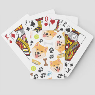 Jeu De Cartes Chien souriant Shiba Inu