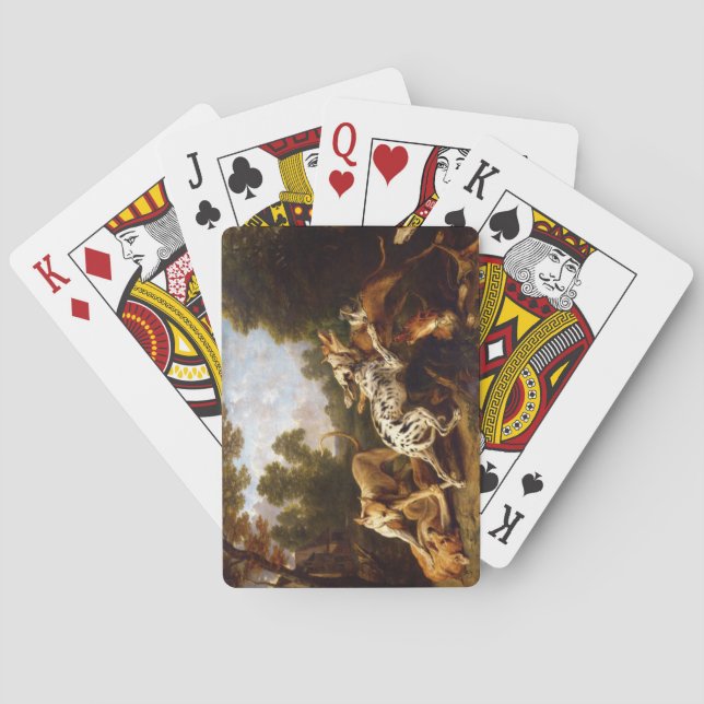 Jeu De Cartes Chiens combattant (par Frans Snyders) (dos)