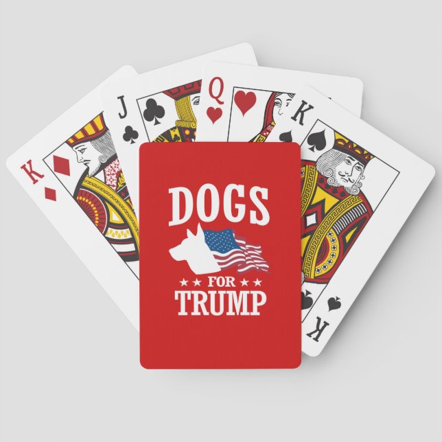 JEU DE CARTES CHIENS POUR TRUMP (dos)