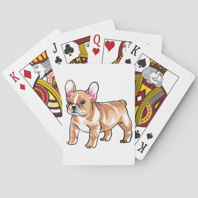 Jeu De Cartes Chiffre de taureau français (dos)