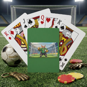 Jeu De Cartes Chihuahua Chien Drôle Gardien de but de Football
