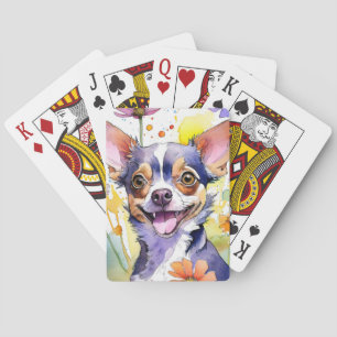 Jeu De Cartes Chihuahua Chien Jouer aux cartes
