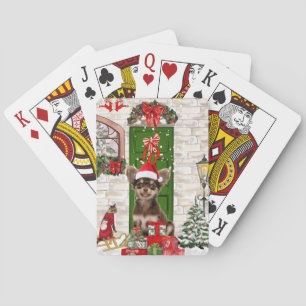 Jeu De Cartes Chihuahua Chien Noël