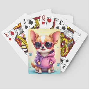 Jeu De Cartes Chihuahua mignon kawaii drôle