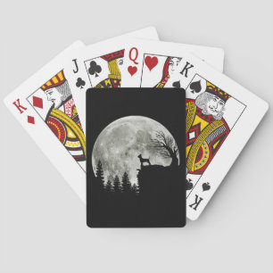 Jeu De Cartes Chihuahua On Mountain Big Moon Halloween Gifts