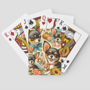 Jeu De Cartes Chihuahua sans mer vintage