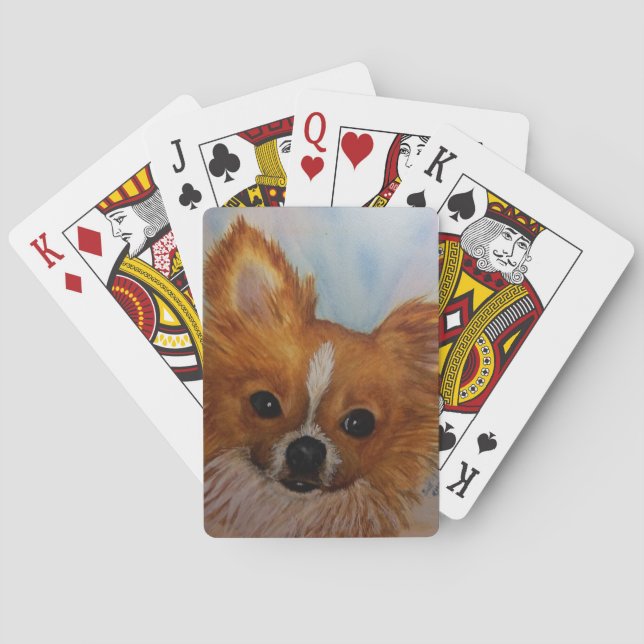 JEU DE CARTES CHIHUAHUA SHIH TZU MIX (dos)