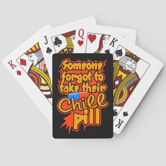 Jeu De Cartes Chill Pill Jouer aux cartes (dos)