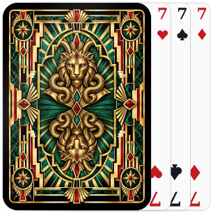 Jeu De Cartes Chimère, Art Déco Mythique