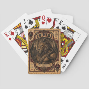Jeu De Cartes Chimère, monstres de cirque vintage
