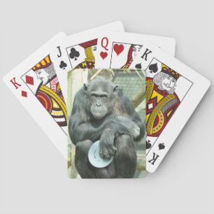 JEU DE CARTES CHIMPANZEE CUTE