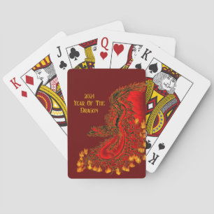 Jeu De Cartes Chine Dragon, 2024 Année Du Dragon