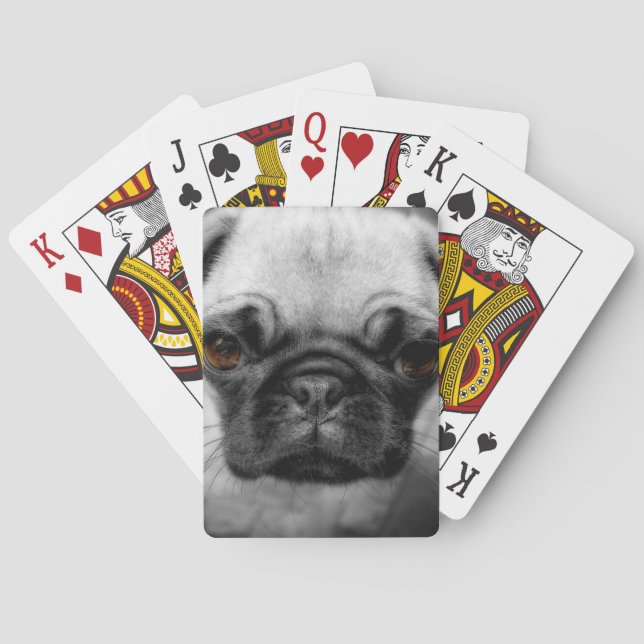 Jeu De Cartes Chiot de carlin (dos)