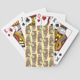 Jeu De Cartes Chocolat Bunnies - Cartes Jaunes