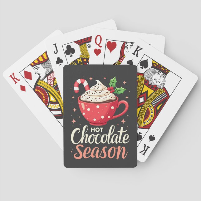 Jeu De Cartes Chocolat chaud saison Amateurs de Noël (dos)