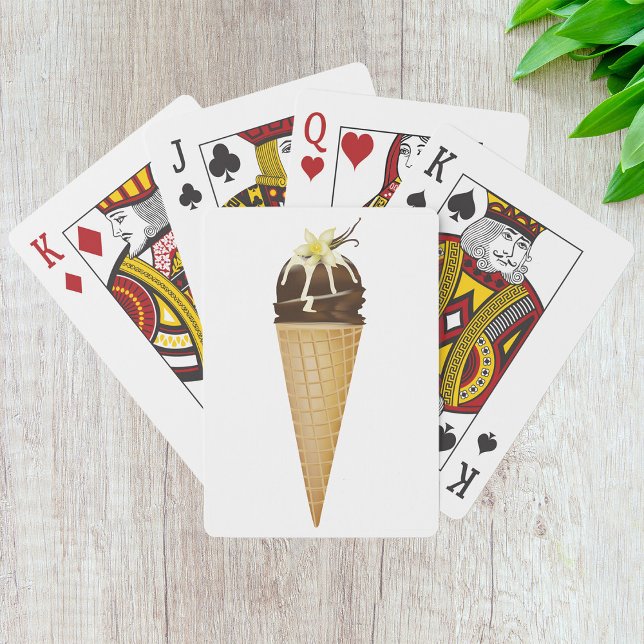 Jeu De Cartes Chocolat glace crème Jouer Cartes (Créateur téléchargé)