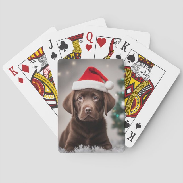 Jeu De Cartes Chocolat Labrador (dos)