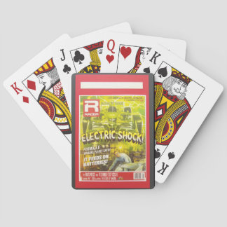 Jeu De Cartes Chocs électrique Si-Fi voiture de jouer cartes