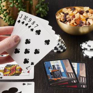 Jeu De Cartes Choisir Texas Peinture par Alfred Fox
