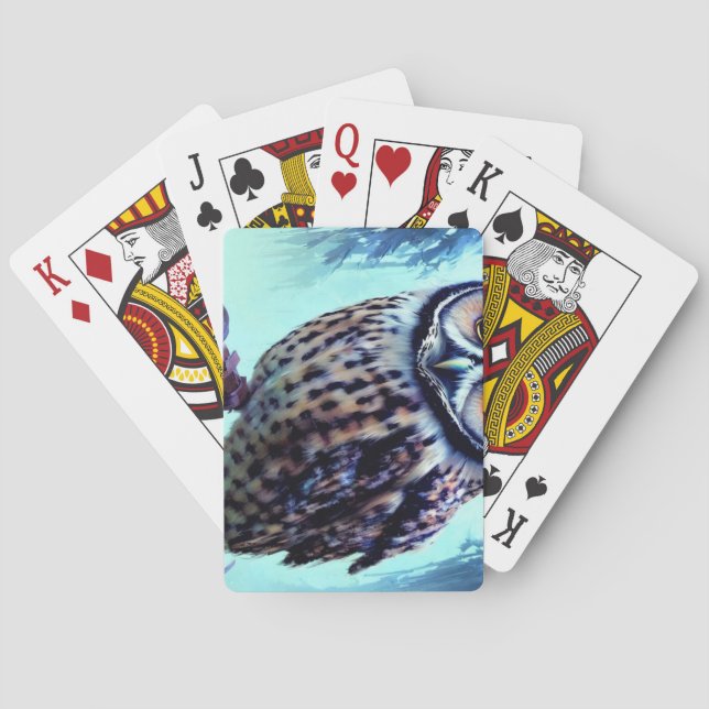 Jeu De Cartes Chouette 2 (dos)