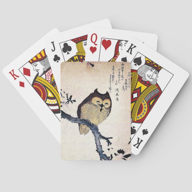 Jeu De Cartes Chouette asiatique (dos)