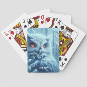 Jeu De Cartes Chouette mûre Imaginaire hiver neige