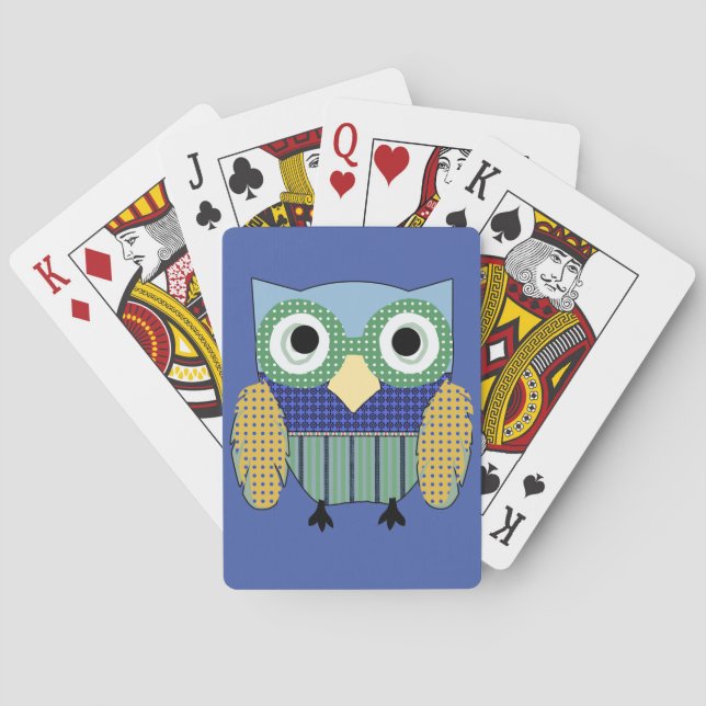 Jeu De Cartes Chouette Poker Face (dos)