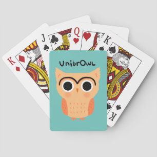 Jeu De Cartes Chouette unibrow UnibrOwl Chouette à sourcils mi