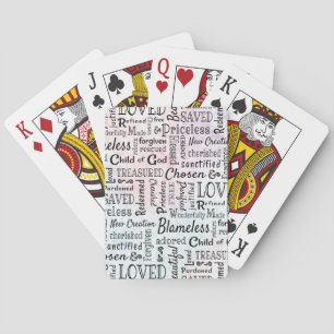 Jeu De Cartes Chrétien Chrétien Paroles D'Affirmation