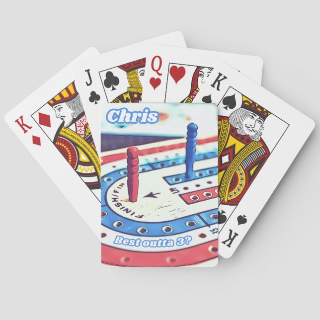 Jeu De Cartes Chris personnalisé | Cribbage (dos)