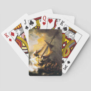 Jeu De Cartes Christ dans la tempête sur la mer de Galilée- Remb