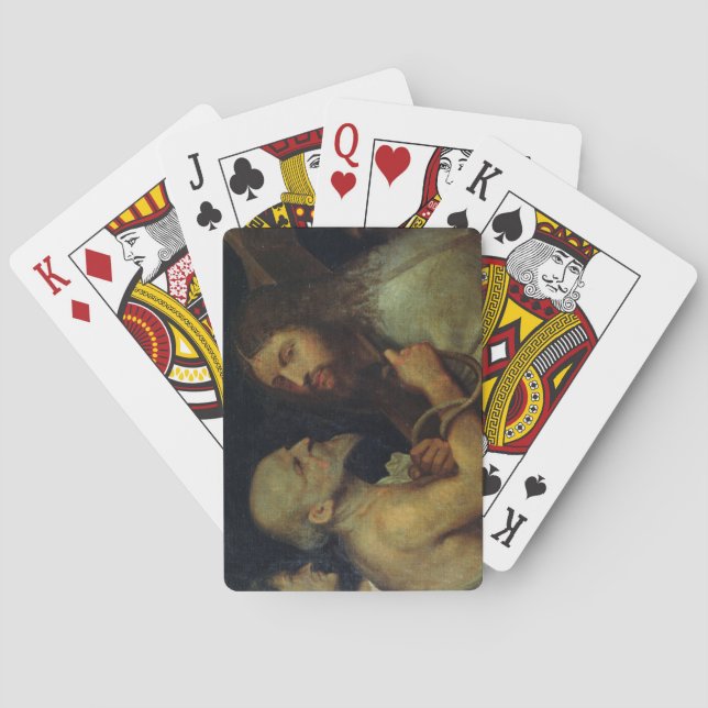 Jeu De Cartes Christ porte la croix (dos)