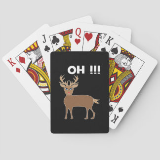 Jeu De Cartes Christmas Deer Season Cute Festive Retro Style 