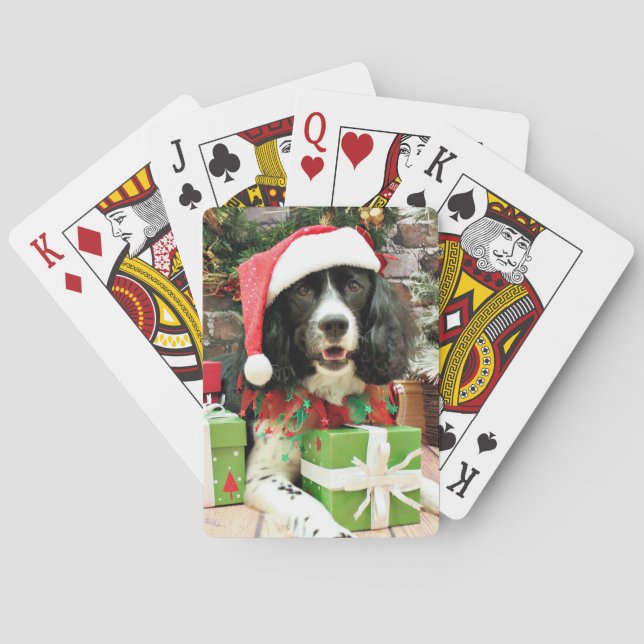 Jeu De Cartes Christmas - English Springer Spaniel - Lucy (dos)