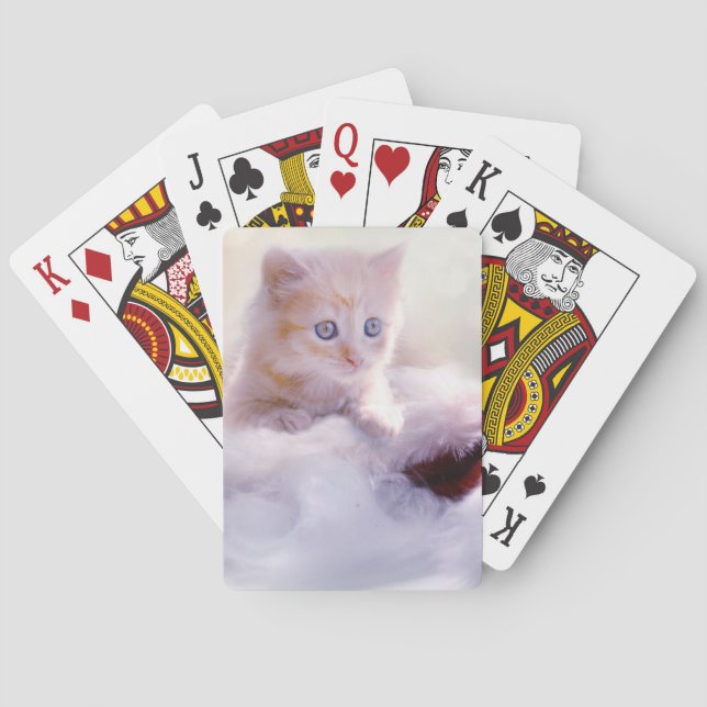 Jeu De Cartes Christmas Kitten (dos)