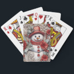 Jeu De Cartes Christmas Snowman<br><div class="desc">Élevez vos nuits de jeu avec nos magnifiques cartes de jeu 3D Snowman ! Parfait pour les fêtes de Noël, les soirées de jeux de vacances, ou comme une boussole plein de coeur. Ces cartes uniques ne sont pas seulement pour jouer; elles sont une oeuvre d'art. Le design complexe et...</div>