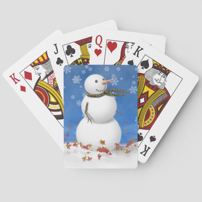 Jeu De Cartes Christmas Snowman (dos)