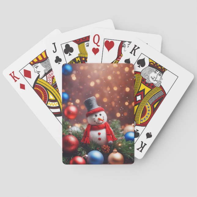 Jeu De Cartes Christmas Snowman (dos)