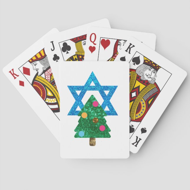 Jeu De Cartes christmukkah hanoukka (dos)