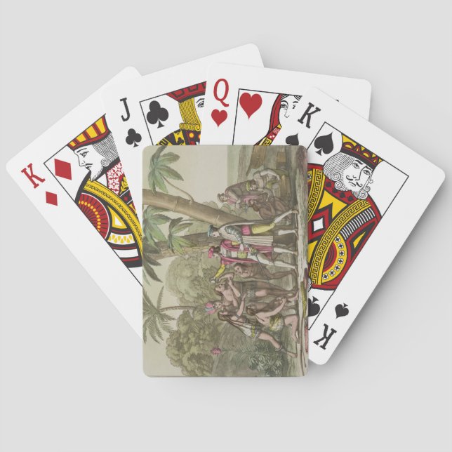Jeu De Cartes Christopher Columbus (1451-1506) avec des Amérindi (dos)