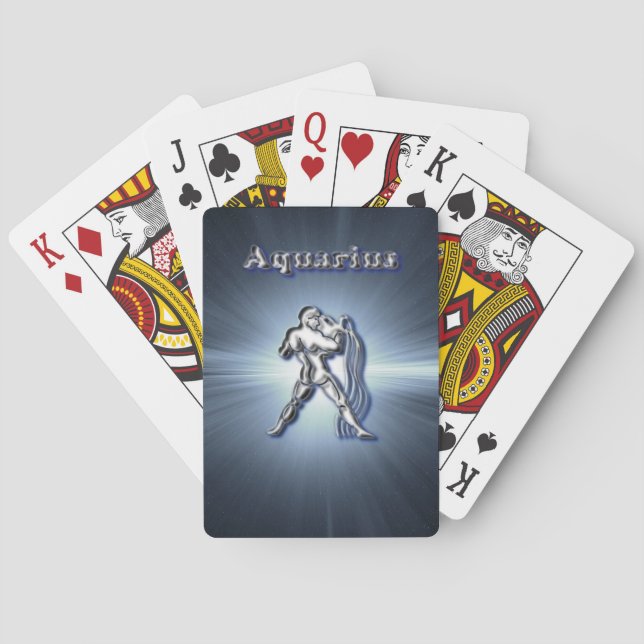 Jeu De Cartes Chrome Aquarius (dos)