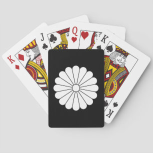 Jeu De Cartes Chrysanthème à seize pétales