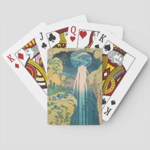 Jeu De Cartes Chutes d'Amida d'Hokusai Japon Cascade