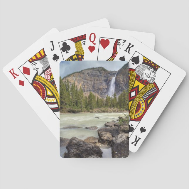 Jeu De Cartes Chutes Takakkaw Rocheuses canadiennes (dos)