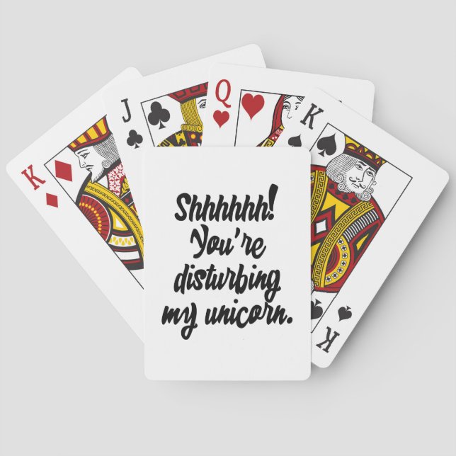 Jeu De Cartes Chutttt ! Vous dérangez mon licorne ! (dos)