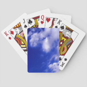 Jeu De Cartes Ciel bleu et nuages blancs