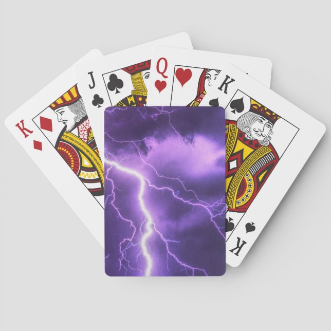 Jeu De Cartes ciel magnifique, tonnerre (dos)
